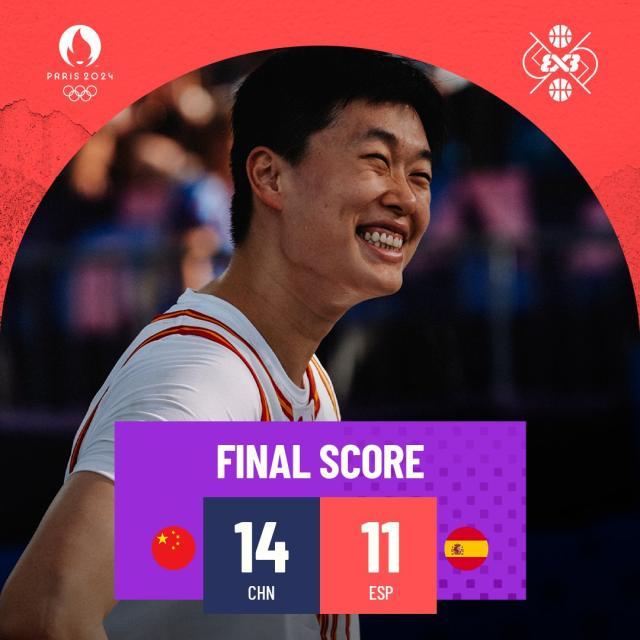 必一运动官方网站-中国三人女篮拿到奥运第二胜，送西班牙赛事首败